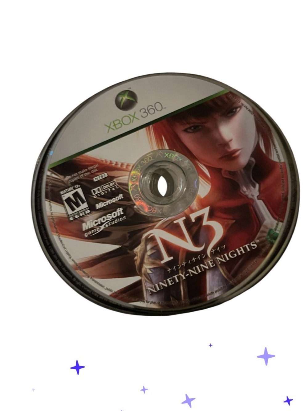 Xbox 360 Ninety-Nine Nights N3 Game Disc only